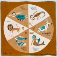 Wheel of the Zodiac I, Tan